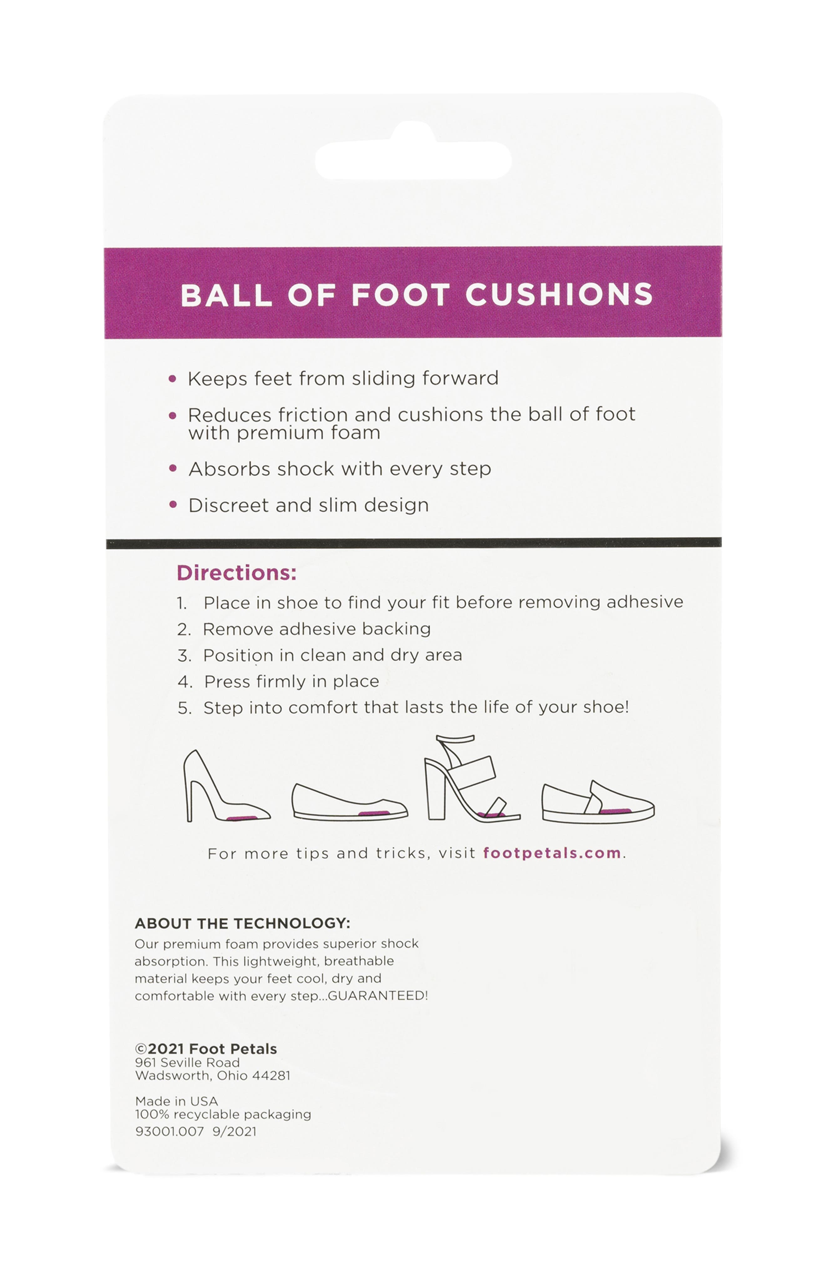 Ball of Foot Cushions, Alternate, color, SOLID BUTTERCUP
