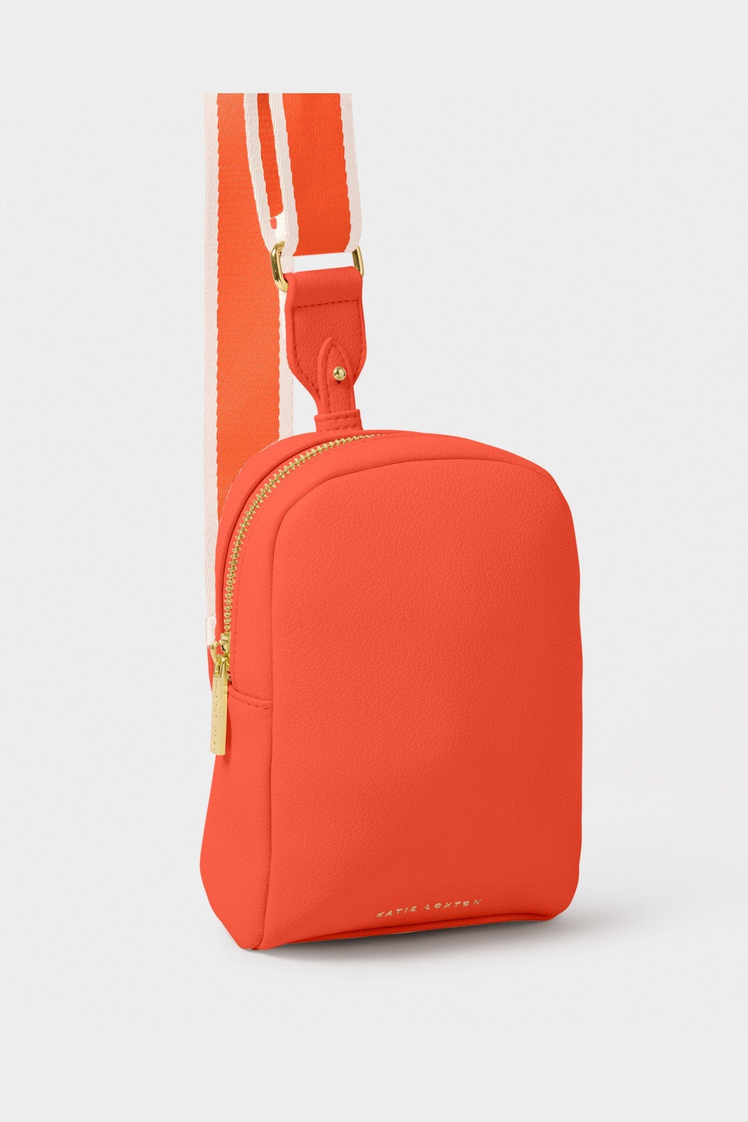 Katie Loxton Kaite Canvas Strap Sling Bag, Alternate, color, Orange