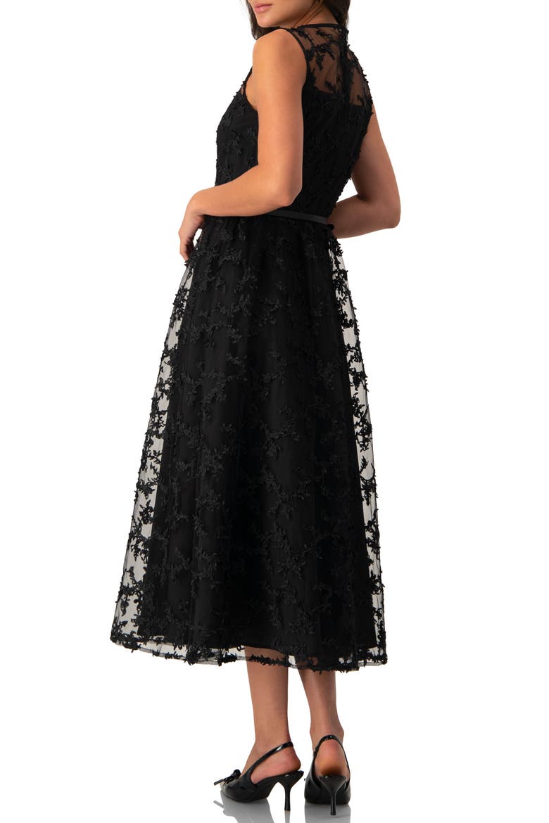Sleeveless Textured Maxi Dress, Alternate, color, Black