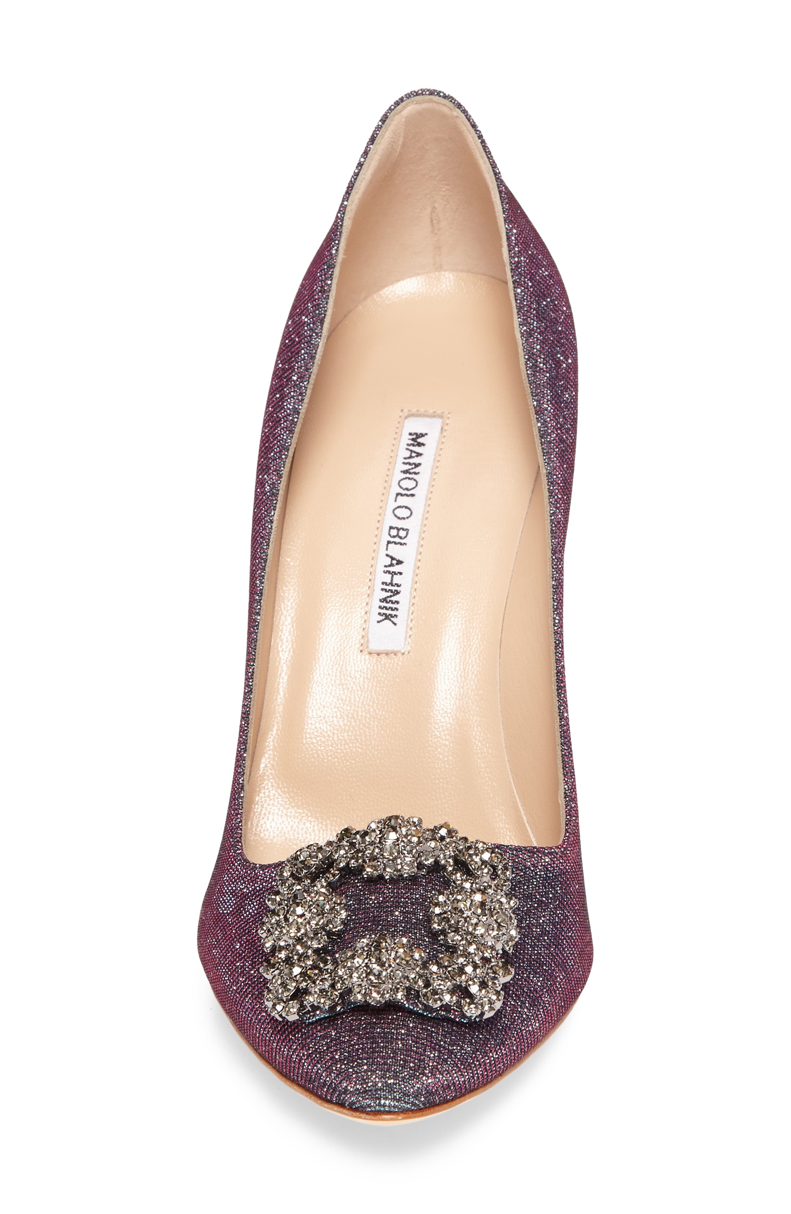 Hangisi Jeweled Pointed Toe Pump, Alternate, color, MIDNIGHT