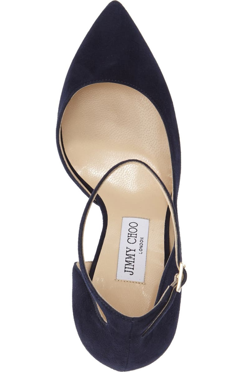 Jimmy Choo 'Lucy' Half d'Orsay Pointy Toe Pump, Alternate, color,