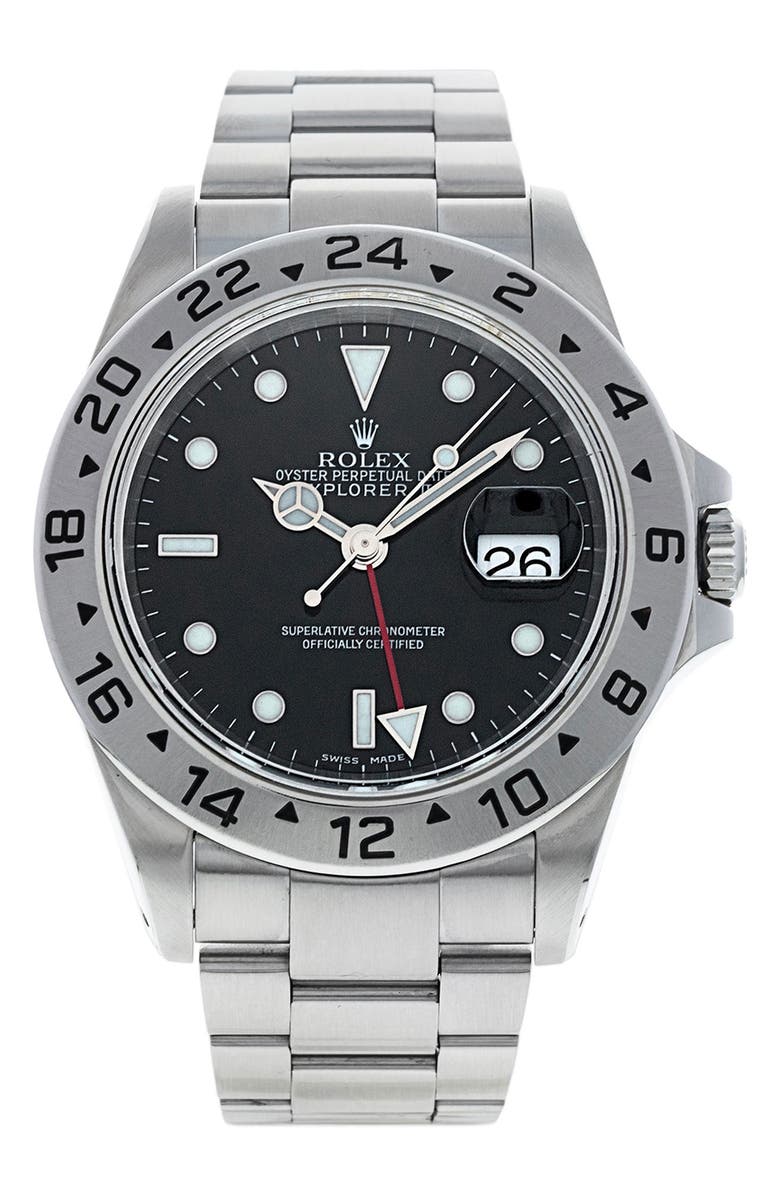 Watchfinder & Co. Rolex Preowned 2002 Explorer II Automatic Bracelet Watch, 40mm, Main, color,