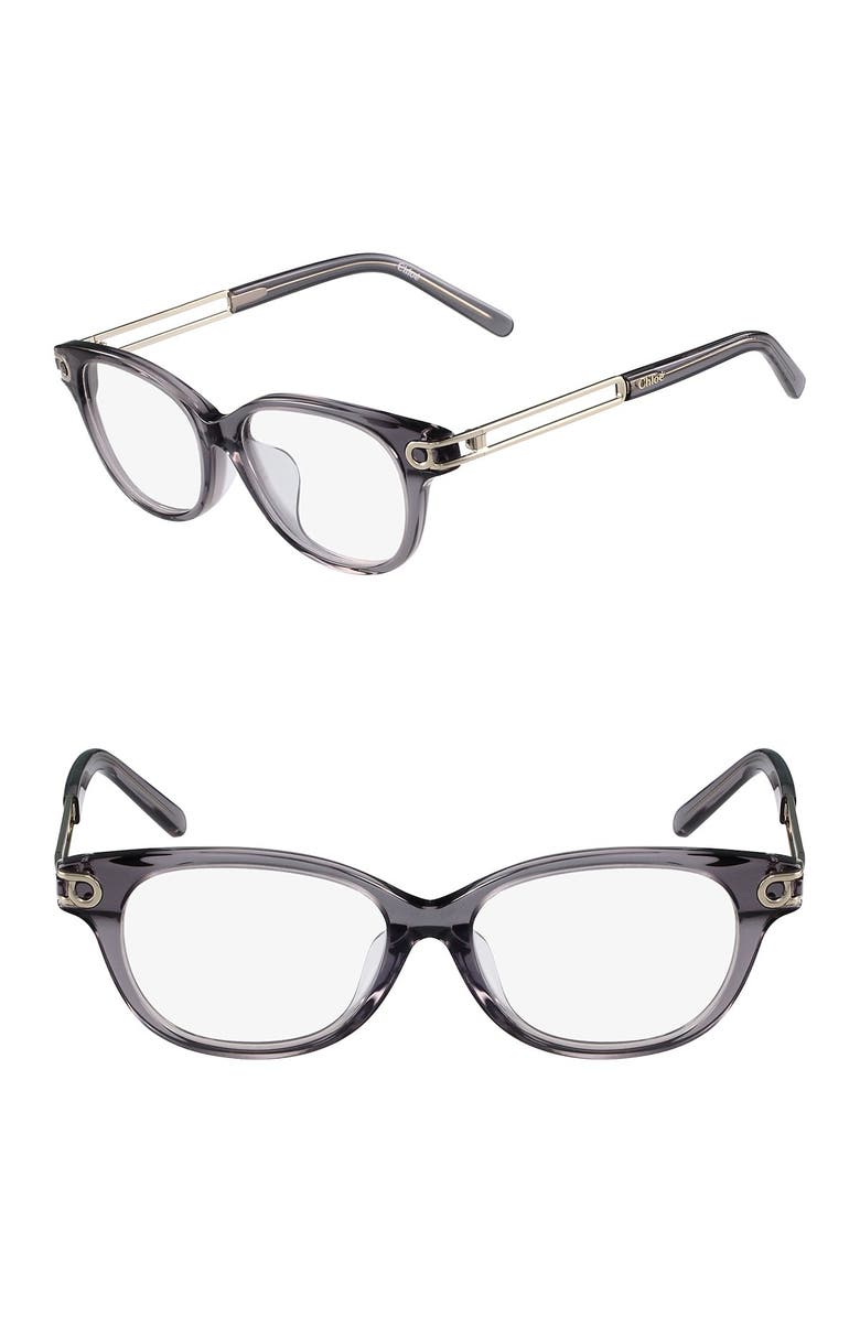 Chloé 52mm Cat Eye Full Rim Optical Frames, Main, color, 