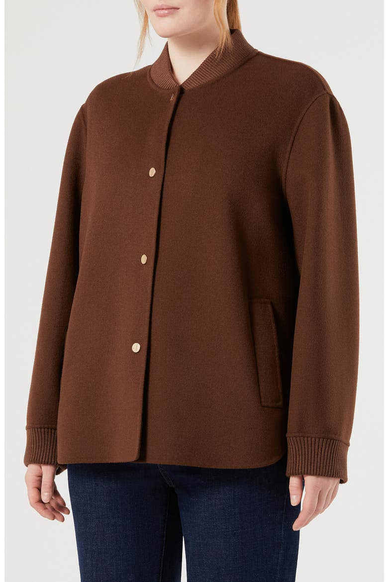Fertile Wool Blend Short Coat, Main, color, BISCUIT