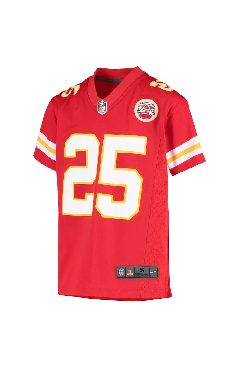 Nike Youth Nike Clyde Edwards-Helaire Red Kansas City Chiefs Game Jersey, Alternate, color, 