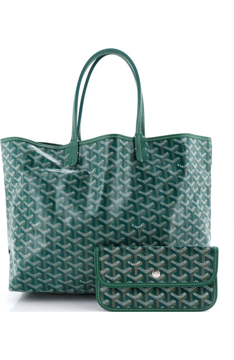 Pre-Owned Goyard Saint Louis Tote Coated Canvas PM, Alternate, color, Green