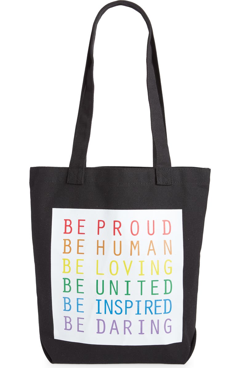 The Phluid Project Pride Canvas Tote, Main, color,
