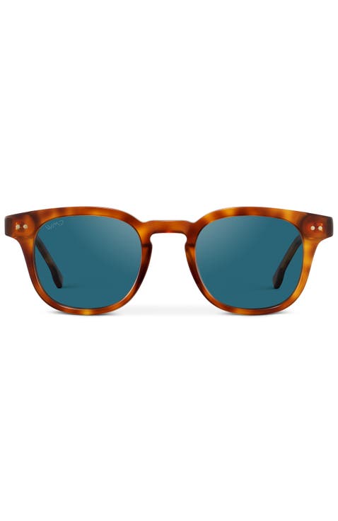 Clark - 46mm Square Polarized Sunglasses
