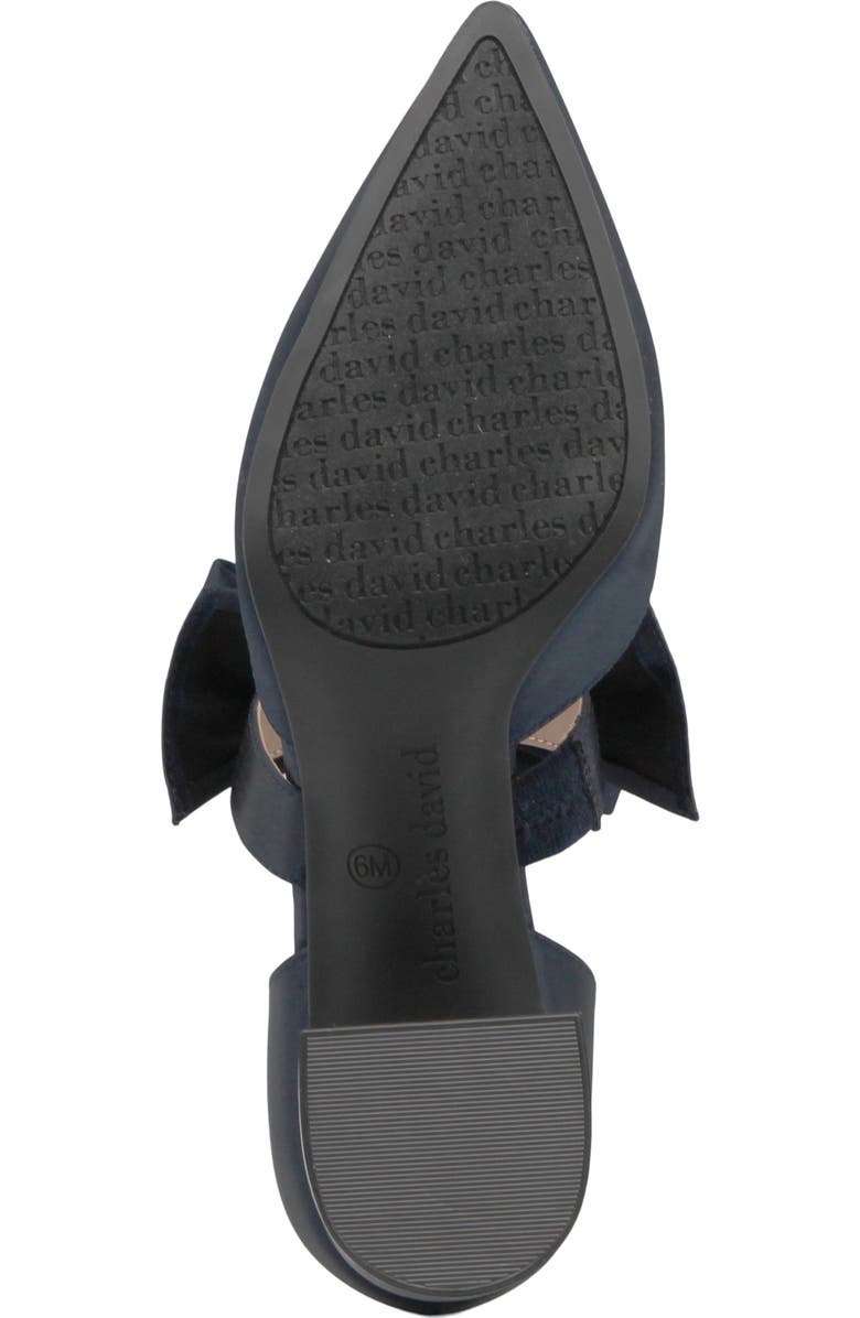 Charles David Andre Pointed Toe Pump, Alternate, color, Navy