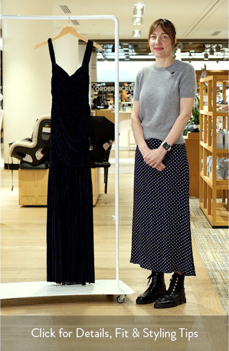 Zia Plissé Gown, sales video thumbnail