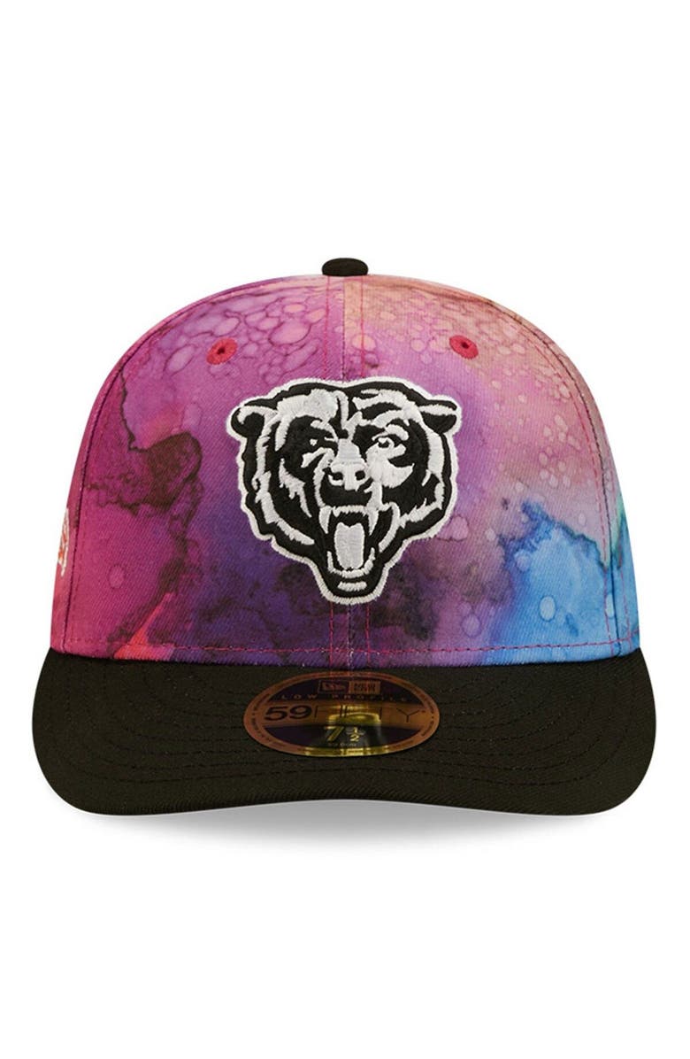 New Era Men's New Era Pink/Black Chicago Bears 2022 NFL Crucial Catch Low Profile 59FIFTY Fitted Hat, Alternate, color, 