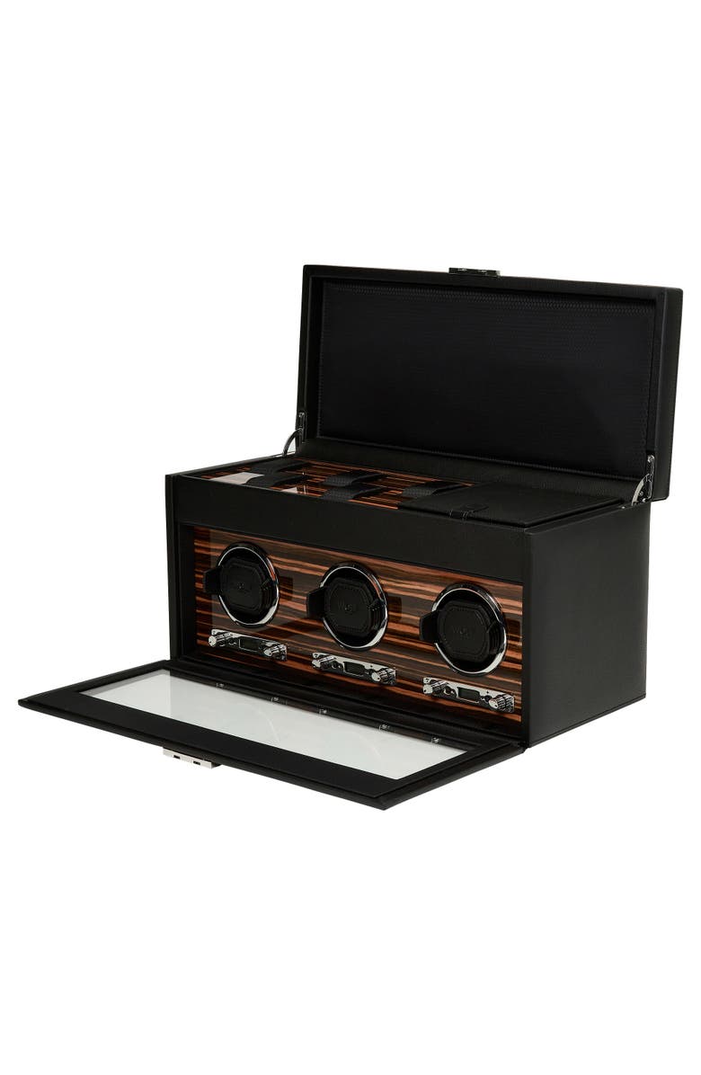 WOLF Roadster Triple Watch Winder with Storage, Alternate, color,