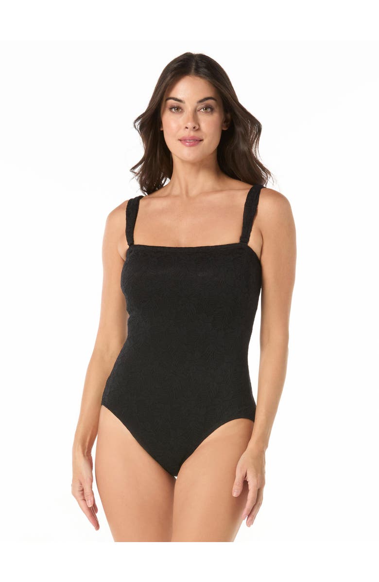 Coco Contours Galena One Piece Swimsuit, Main, color, Black