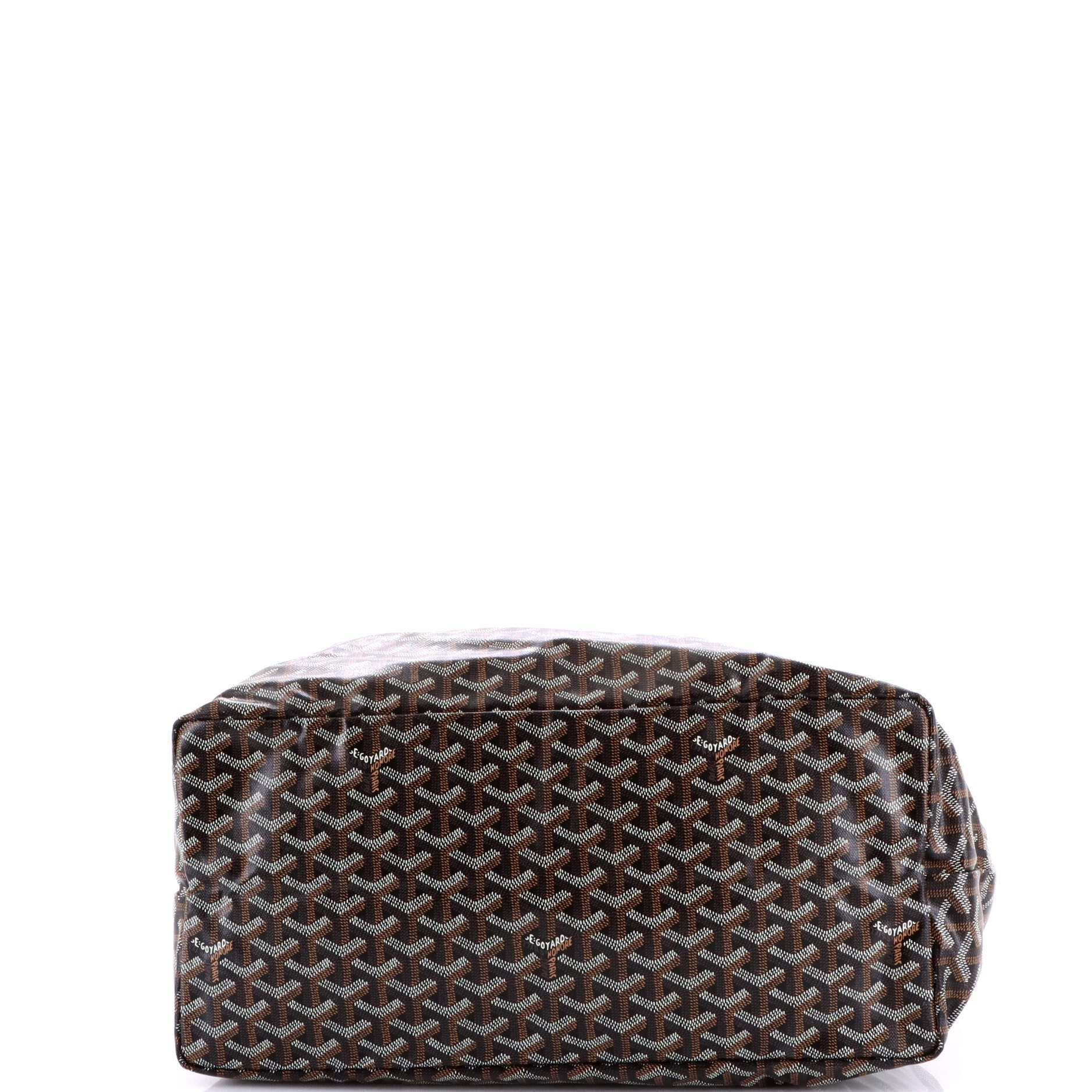 Pre-Owned Goyard Saint Louis Tote Coated Canvas GM, Alternate, color, Brown