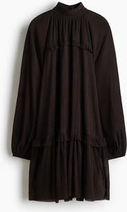 H&M Plissé Jersey Dress