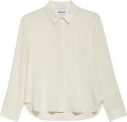 PARTOW Edie Silk Crêpe de Chine Buttton-Up Shirt