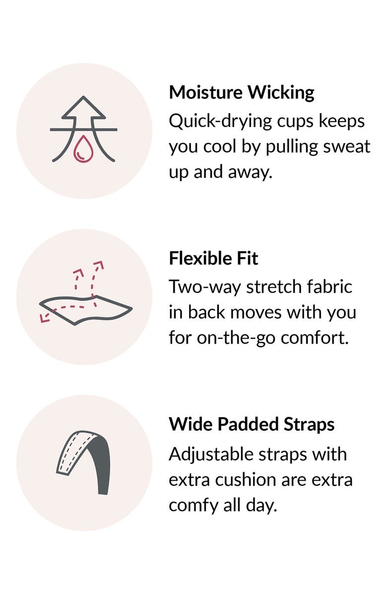 Glamorise MagicLift<sup>®</sup> Active Support Bra, Alternate, color, Black