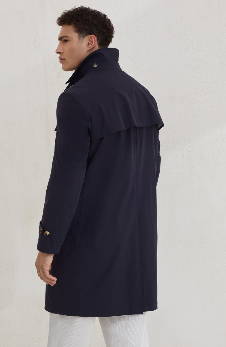 Brunello Cucinelli Redingote, Alternate, color, Navy Blue