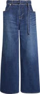 Sacai Wide Leg Self-Belt Jeans