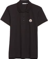 Moncler Logo Cotton Piqué Polo