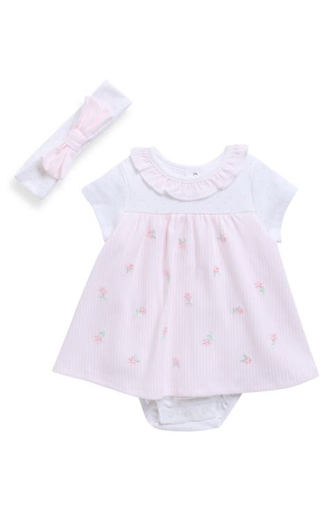 Picnic Popover Dress & Headband Set