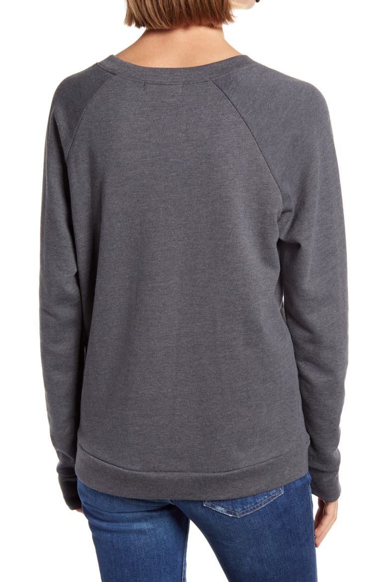 Band Graphic Sweatshirt, Alternate, color, GREY- ROSES