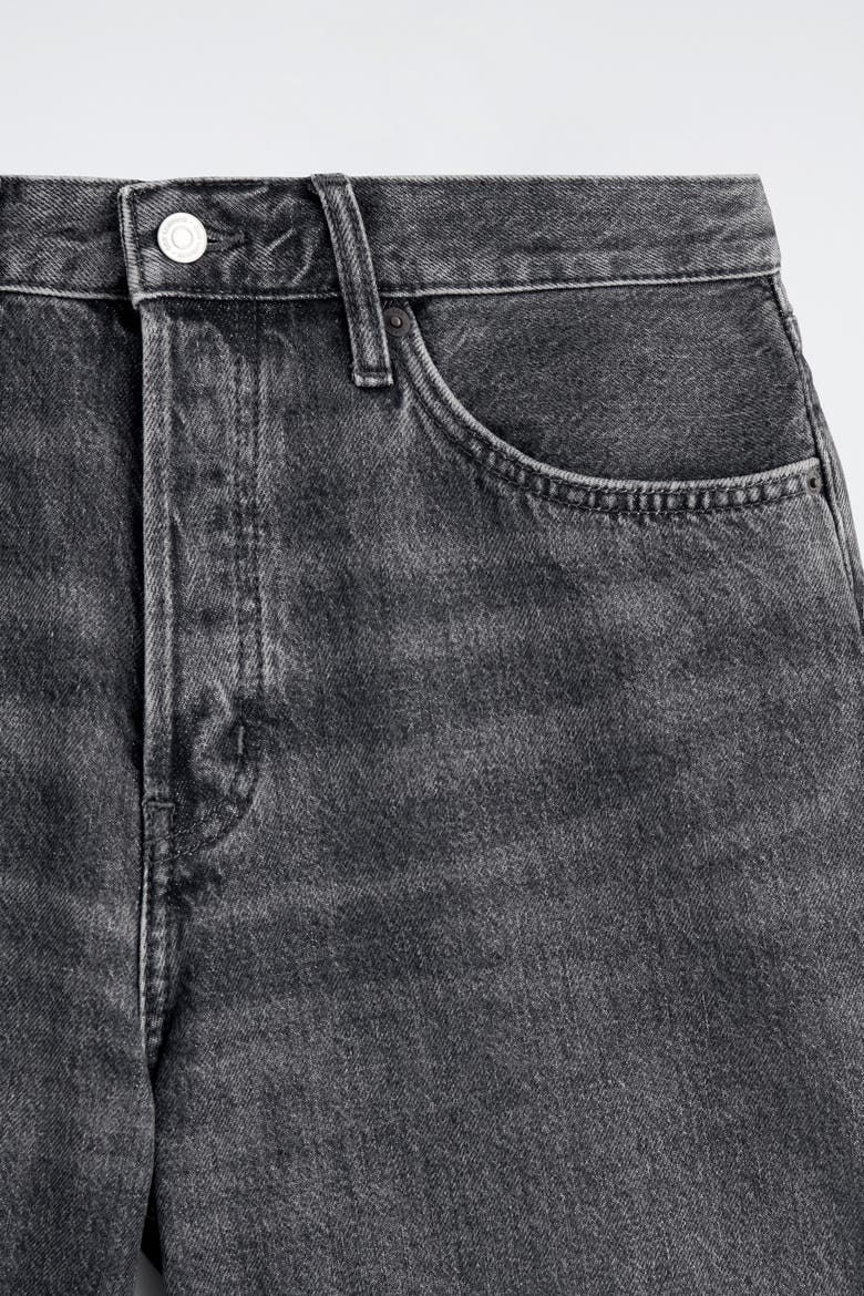Rider Relaxed-fit Denim Shorts, Alternate, color, FADED BLACK