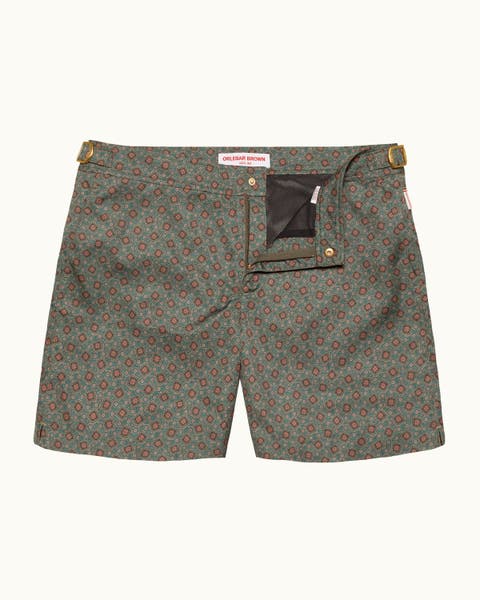 Bulldog Exclusive-Print Swim Shorts