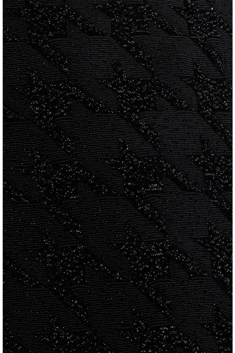 Metallic Wide Leg Pull-On Pants, Alternate, color, ANNE BLACK
