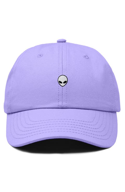 Mens Lil Alien Cotton Dad Cap