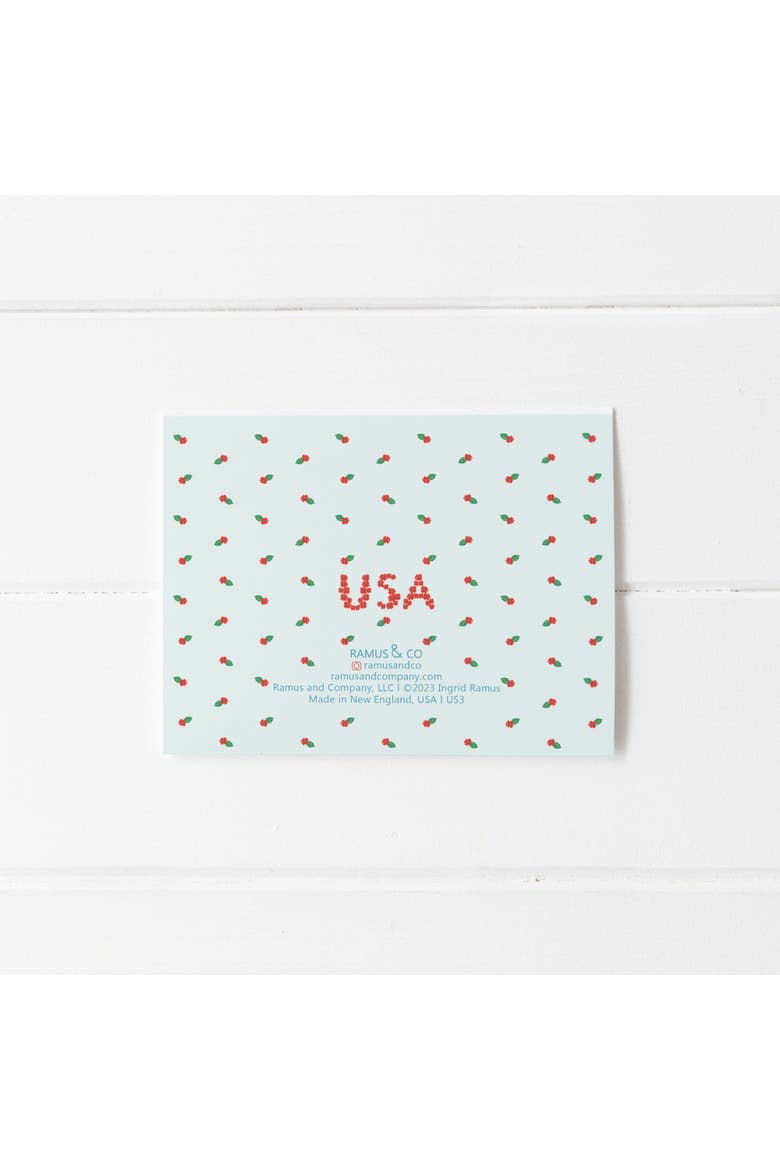 Flag Greeting Card Pack (3ct) "USA Floral Flag", Alternate, color, Multi-Pack