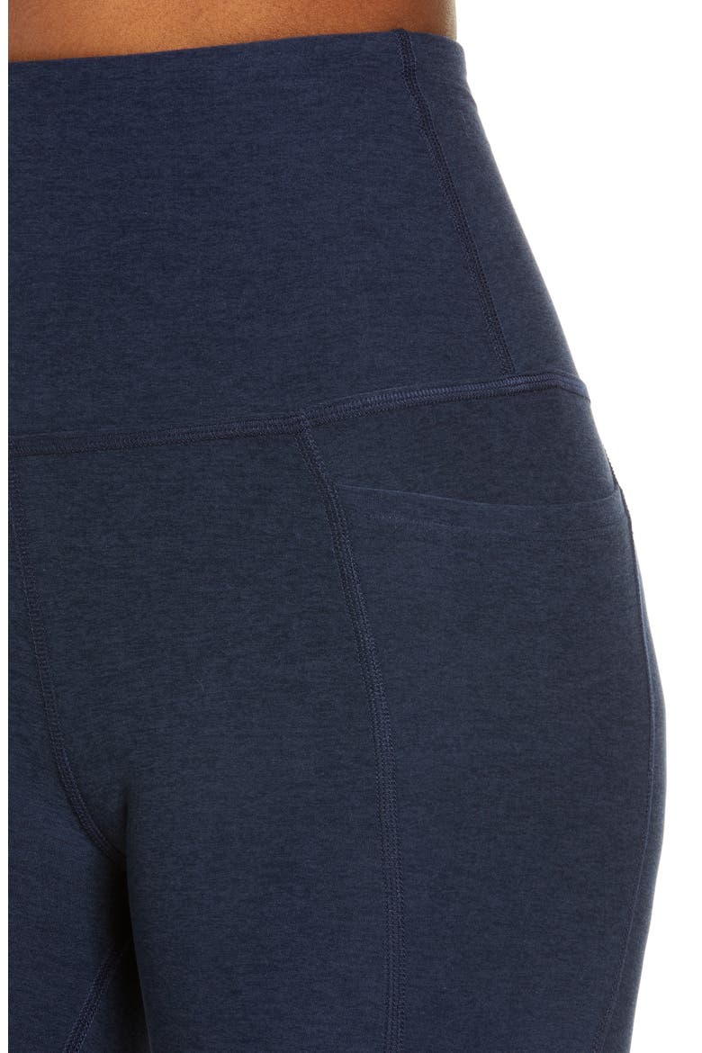 Everyday Space Dye High Waist Pocket Leggings, Alternate, color, NOCTURNAL NAVY