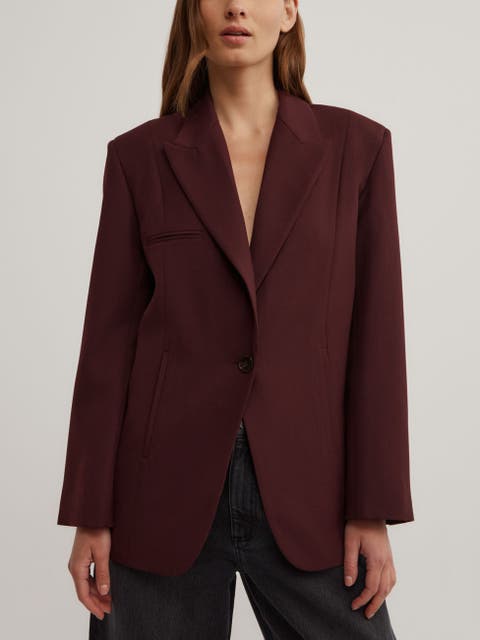 Piped Pocket Blazer