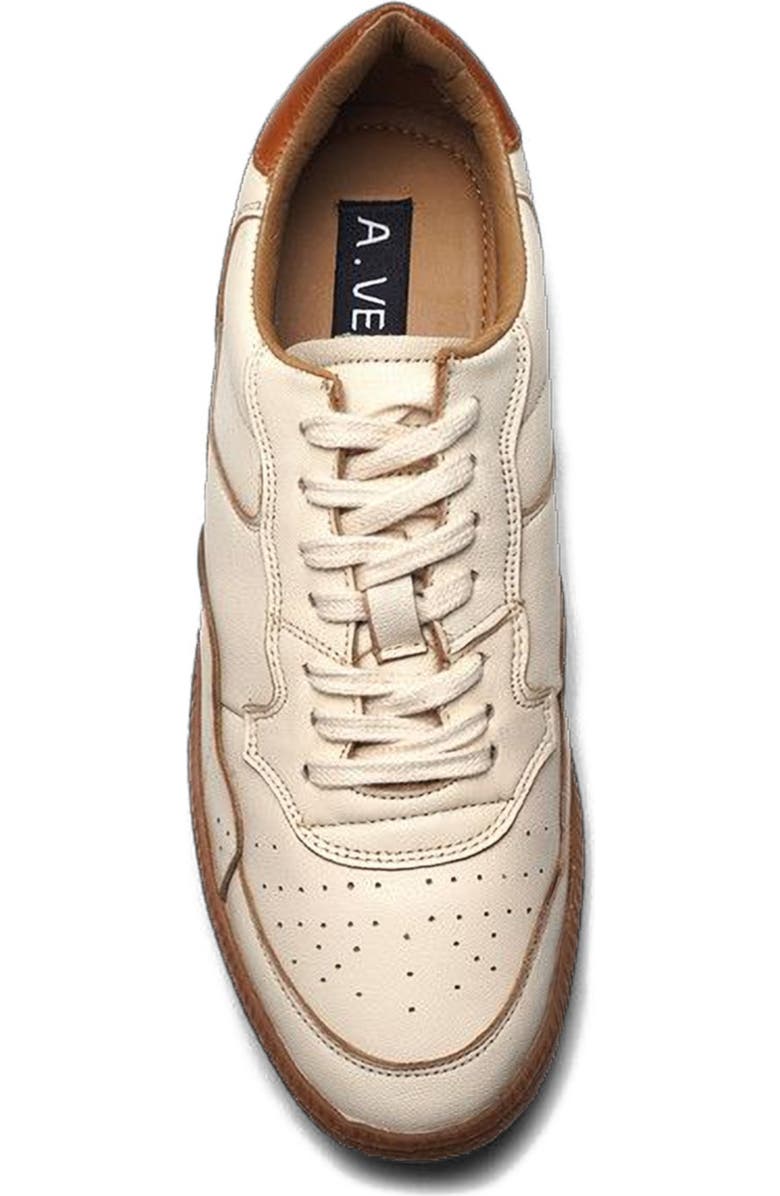 A. Veer Hugo Sneaker, Alternate, color, Cream Leather