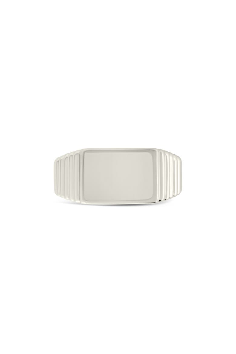 Reta Polished Signet Ring, Alternate, color, SILVER