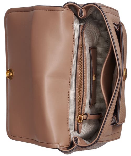 Donna Karan Oceanside Crossbody Bag In Toasted Almond
