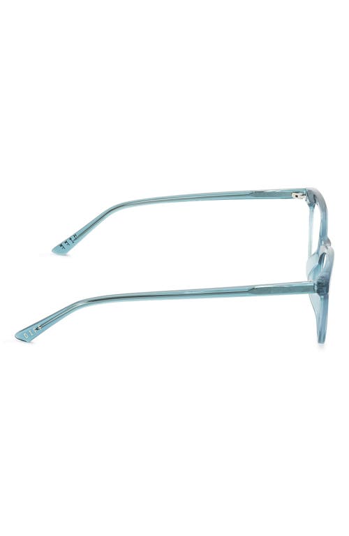Diff Jade 51mm Blue Light Blocking Cat Eye Glasses In Blue