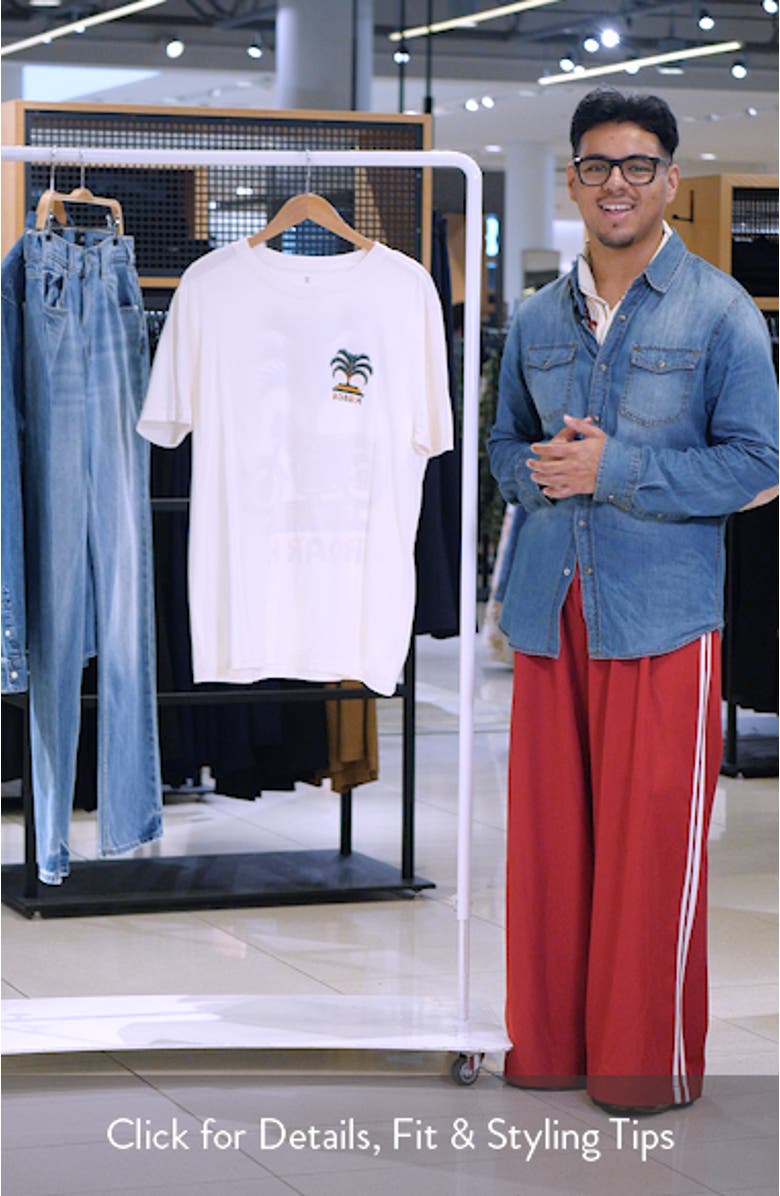 Moto Palm Graphic T-Shirt, sales video thumbnail