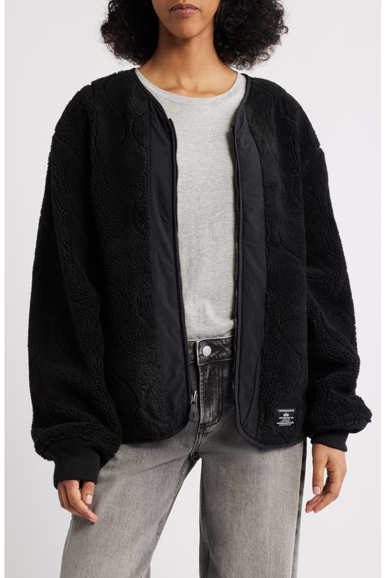 Revers M-65 Quilted Liner Jacket, Alternate, color, BLACK