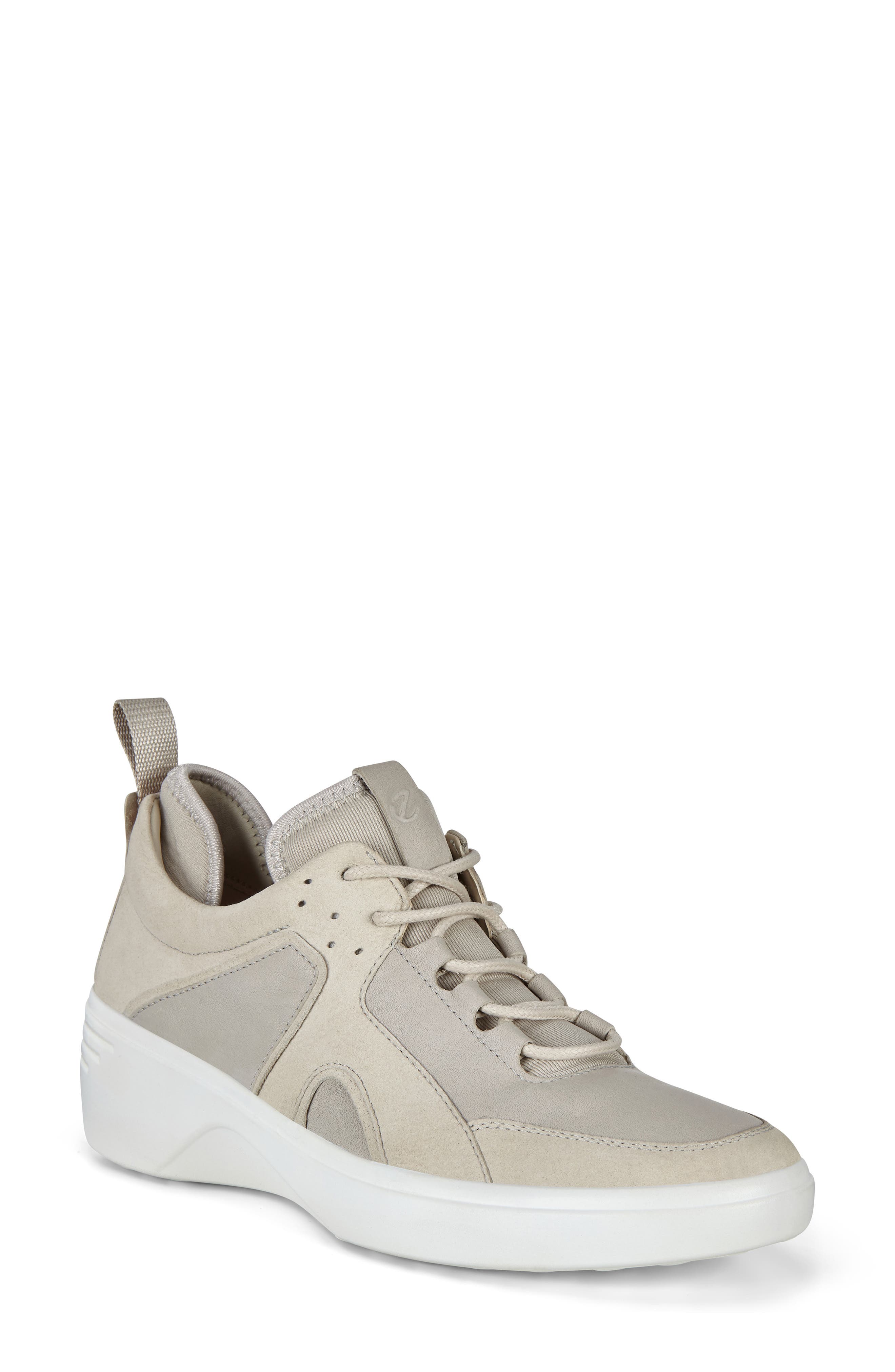 ECCO Soft 7 City Wedge Sneaker, Main, color, 