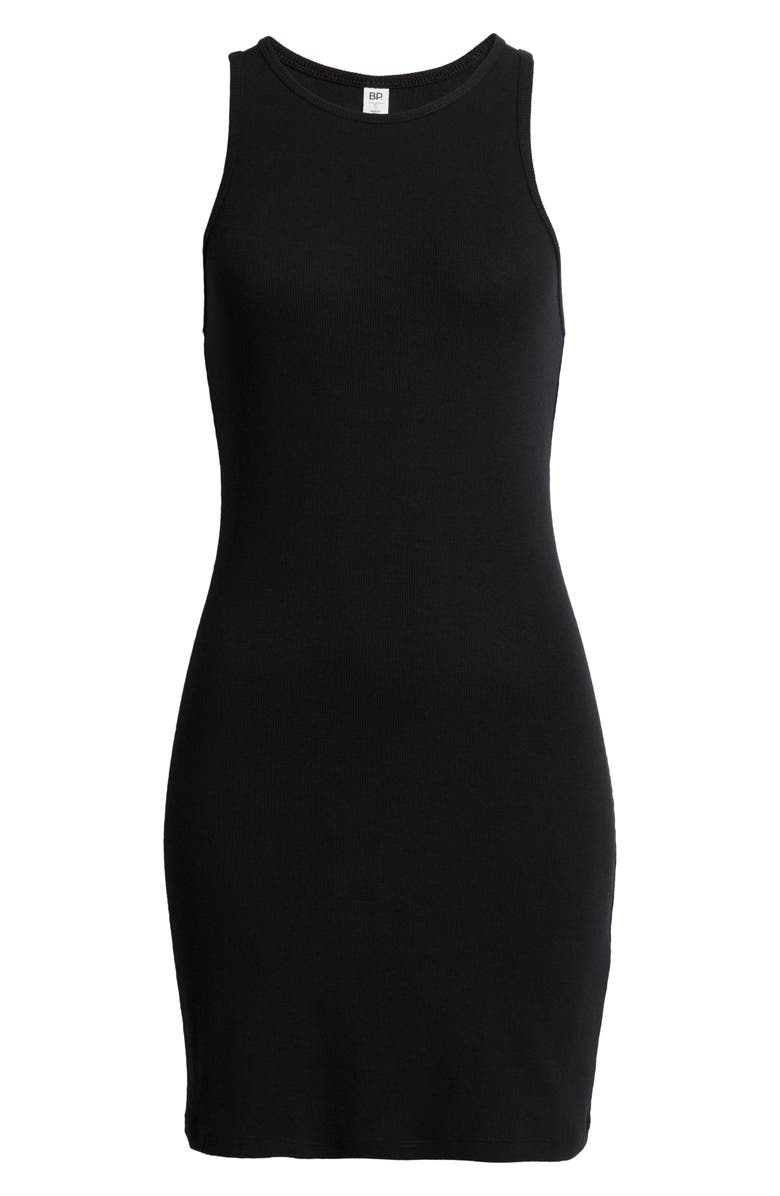 BP. Sleeveless Rib Dress, Main, color,