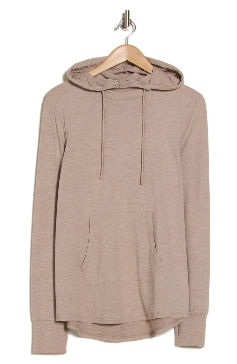 Jessica Simpson Soft Jersey Hooded Tunic Top, Alternate, color,