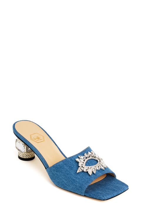 Aurum Embellished Slide Sandal (Women)