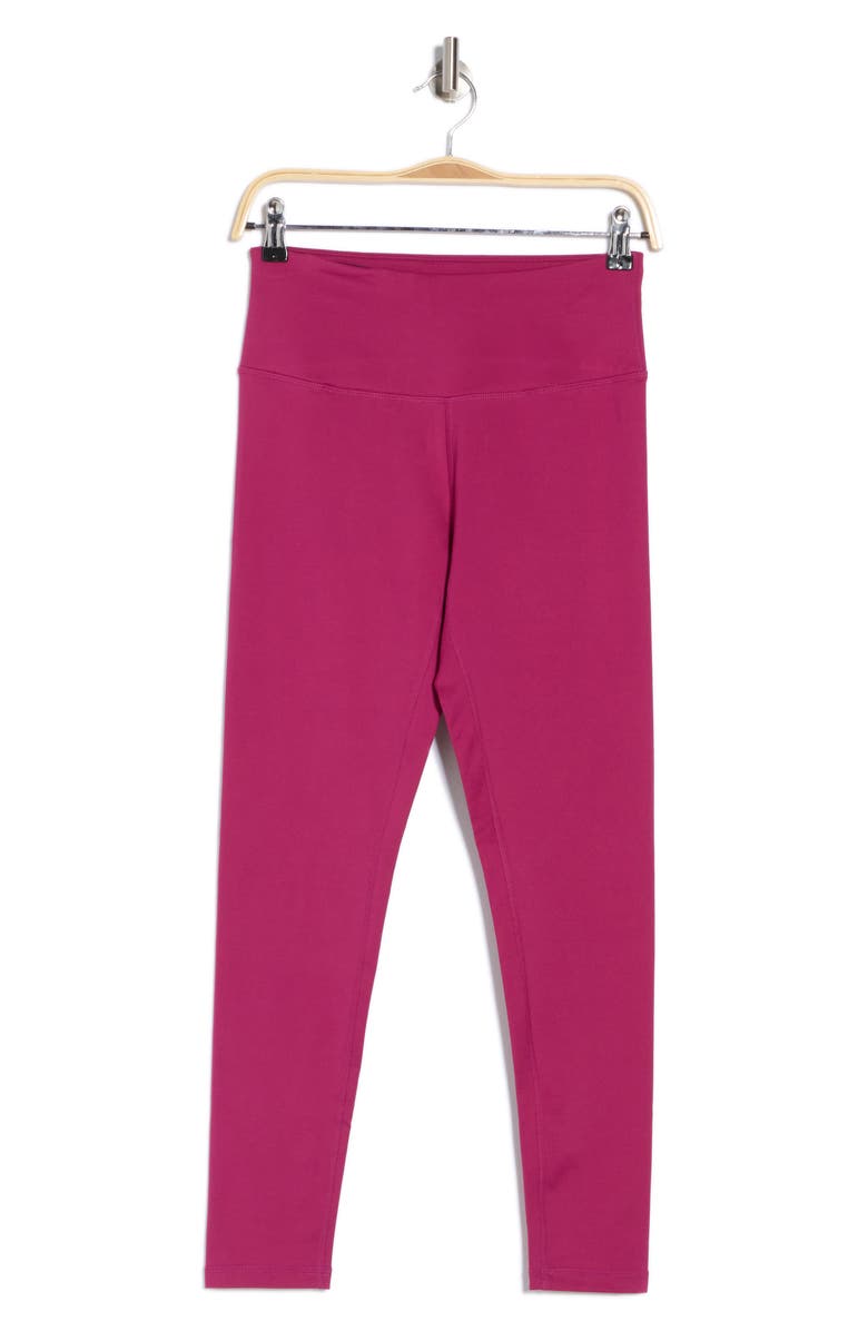 Z by Zella Fleece Lined High Waist Leggings, Alternate, color, Purple Boysen