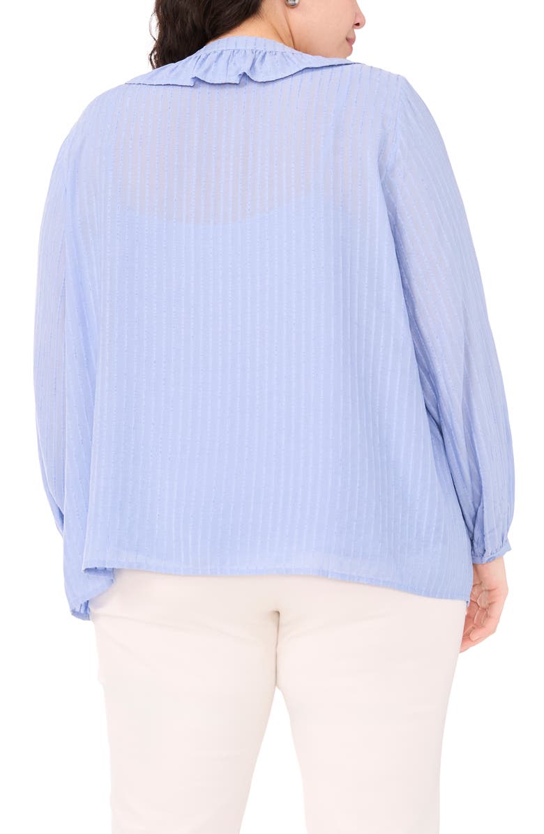 Halogen<sup>®</sup> Ruffle Placket Button-Up Shirt, Alternate, color, Forever Blue