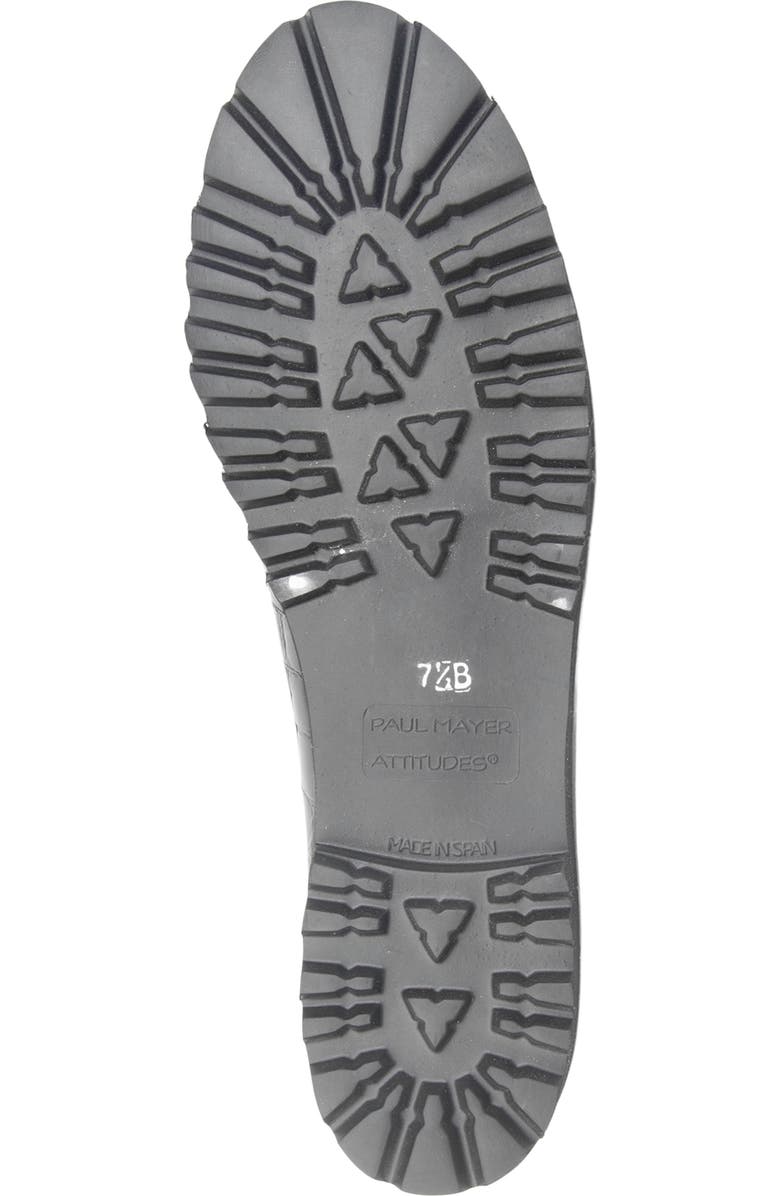 PAUL MAYER Bravo Lug Sole Ballet Flat, Alternate, color, Black Patent Croc