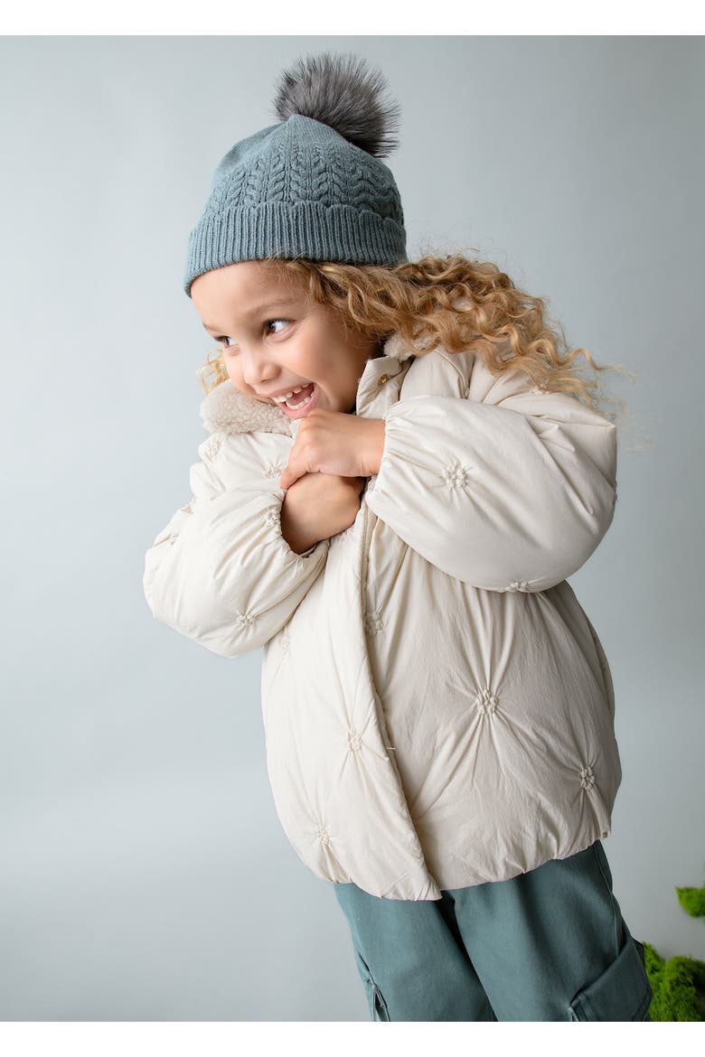 Puffer Jacket, Alternate, color, Cream