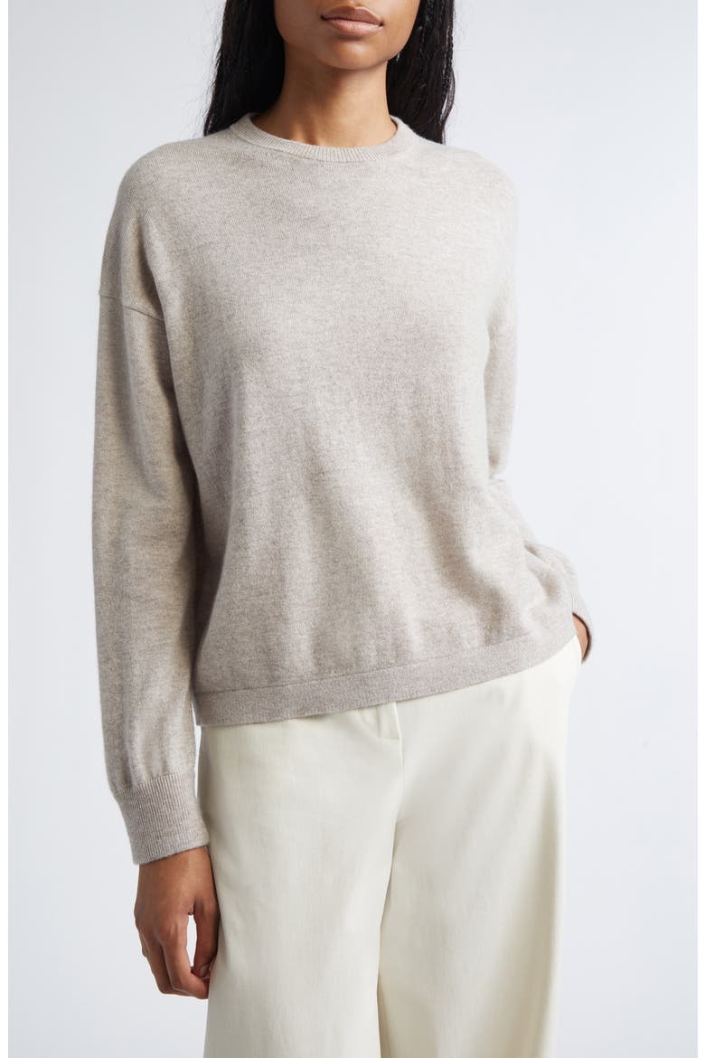 Nebbie Wool & Cashmere Sweater, Main, color, BEIGE