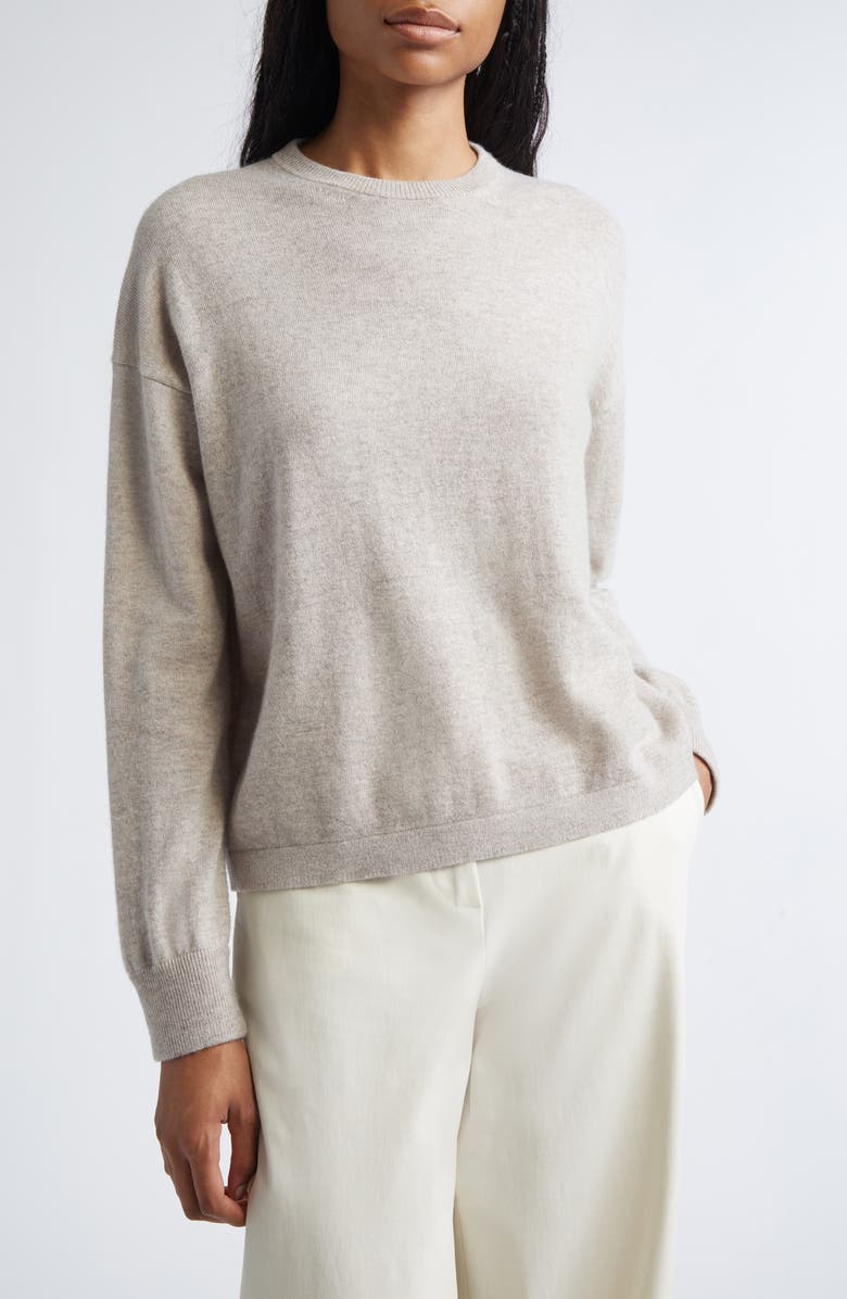 Max Mara Nebbie Wool & Cashmere Sweater, Main, color, Beige