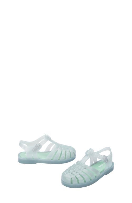 Mini Melissa Girls Possession Sandals In Light Green